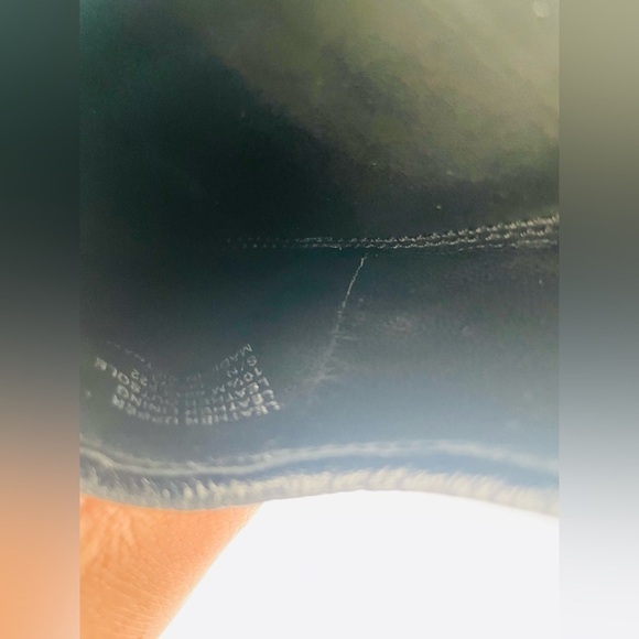 Tory Burch Black Leather Eleanor Logo Plaque square toe pumps 10.5 - Picture 8 of 11